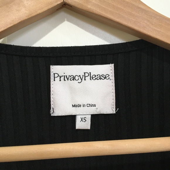 Privacy Please Prentiss Ribbed Dress Black - Picture 5 of 7